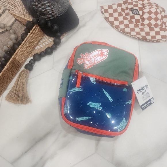 OshKosh B'gosh Kids Space Adventure -lunch Box, Green and Blue - Picture 1 of 13